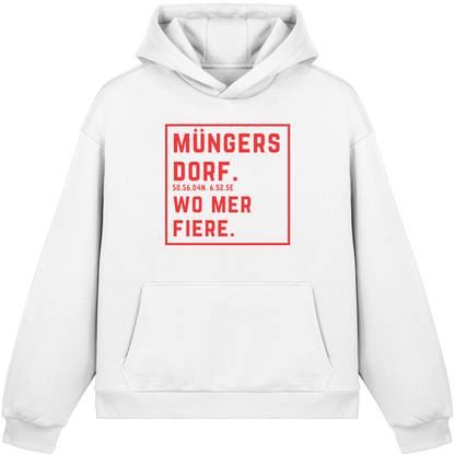 Müngersdorf Fiere Druck - Fluffy Boxcut Hoodie