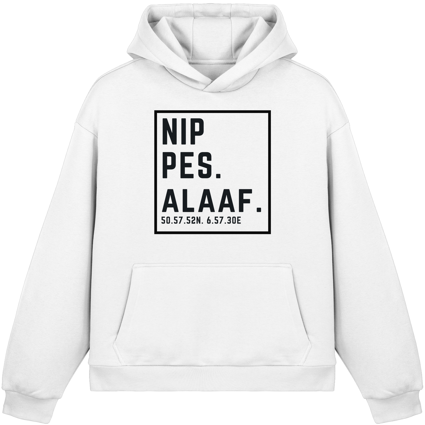 Nippes Alaaf Druck - Fluffy Boxcut Hoodie