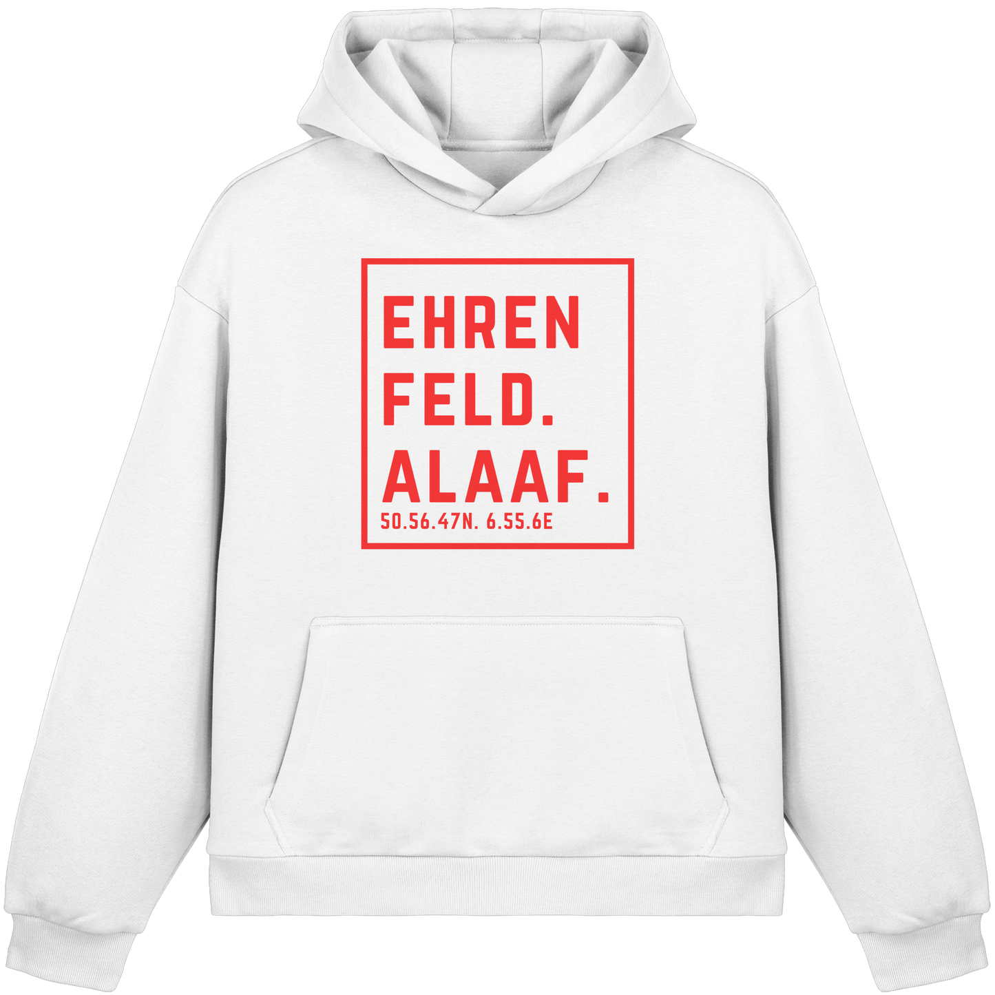 Ehrenfeld Alaaf Druck  - Fluffy Boxcut Hoodie
