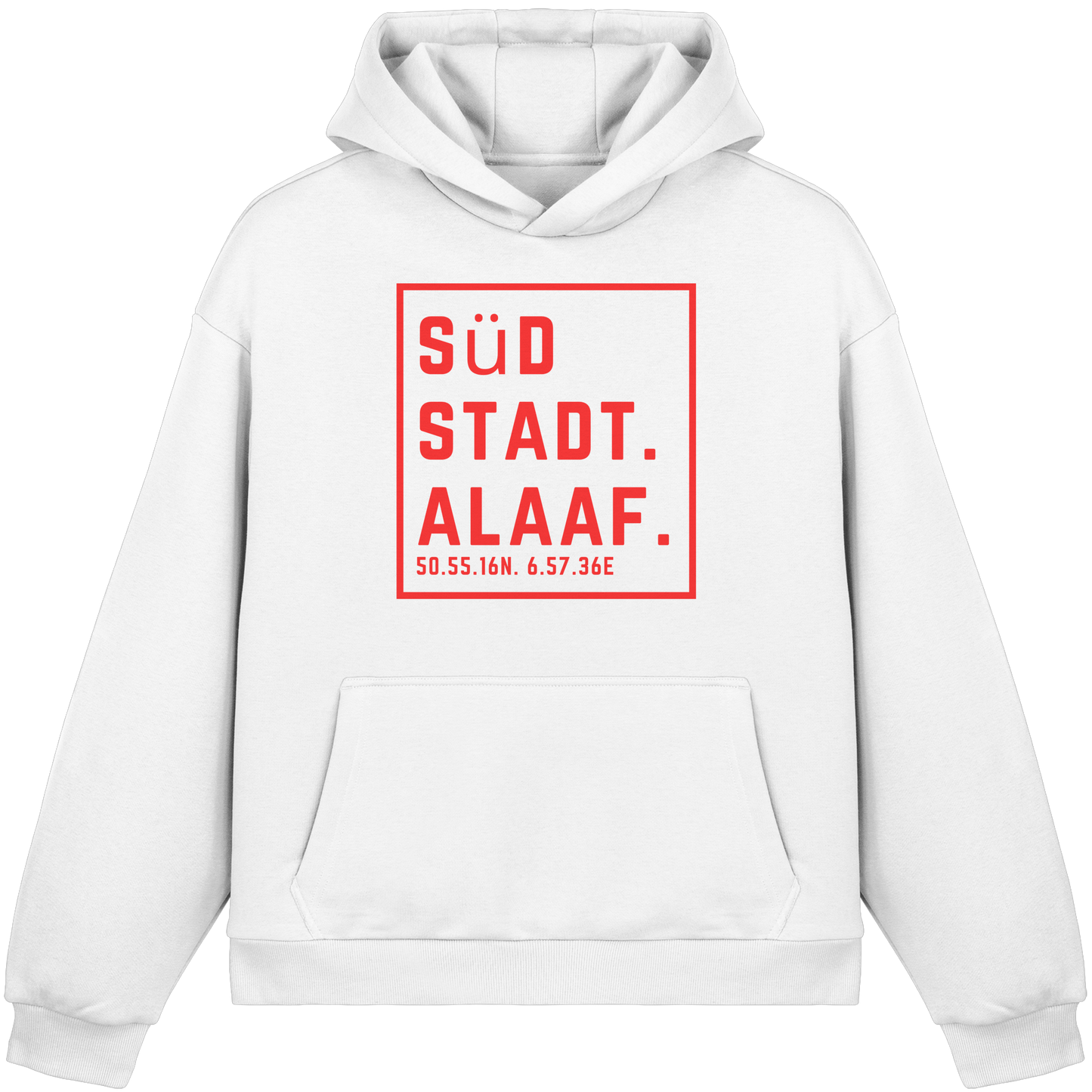 Südstadt Alaaf Druck - Fluffy Boxcut Hoodie