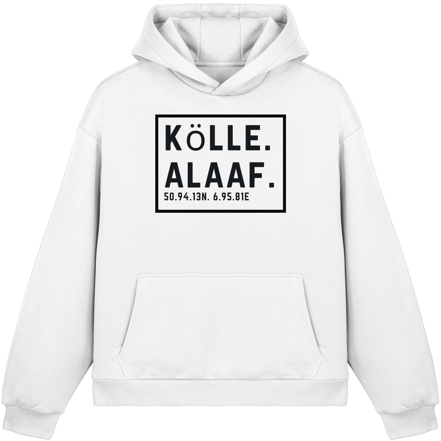 Kölle Alaaf Druck - Fluffy Boxcut Hoodie