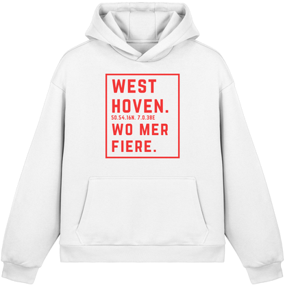 Westhoven Fiere Druck - Fluffy Boxcut Hoodie