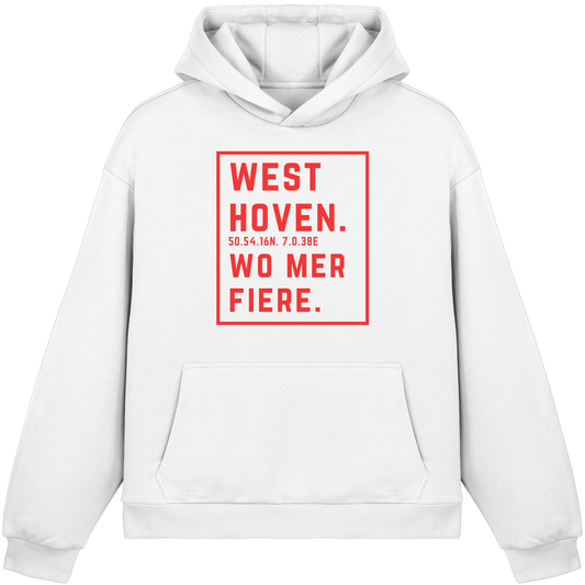Westhoven Fiere Druck - Fluffy Boxcut Hoodie