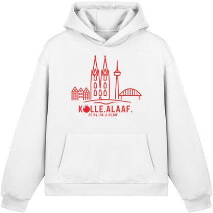Skyline Alaaf Druck - Fluffy Boxcut Hoodie