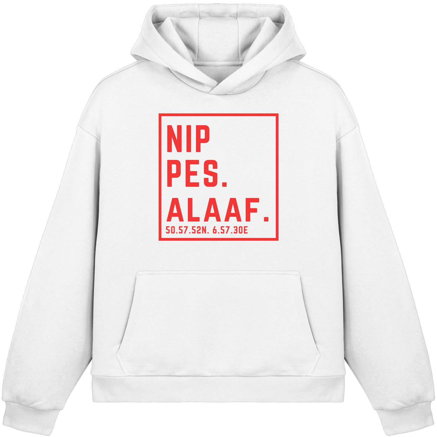 Nippes Alaaf Druck  - Fluffy Boxcut Hoodie