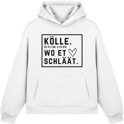 Kölle Hätz Druck - Fluffy Boxcut Hoodie