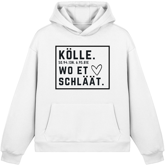 Kölle Hätz Druck - Fluffy Boxcut Hoodie