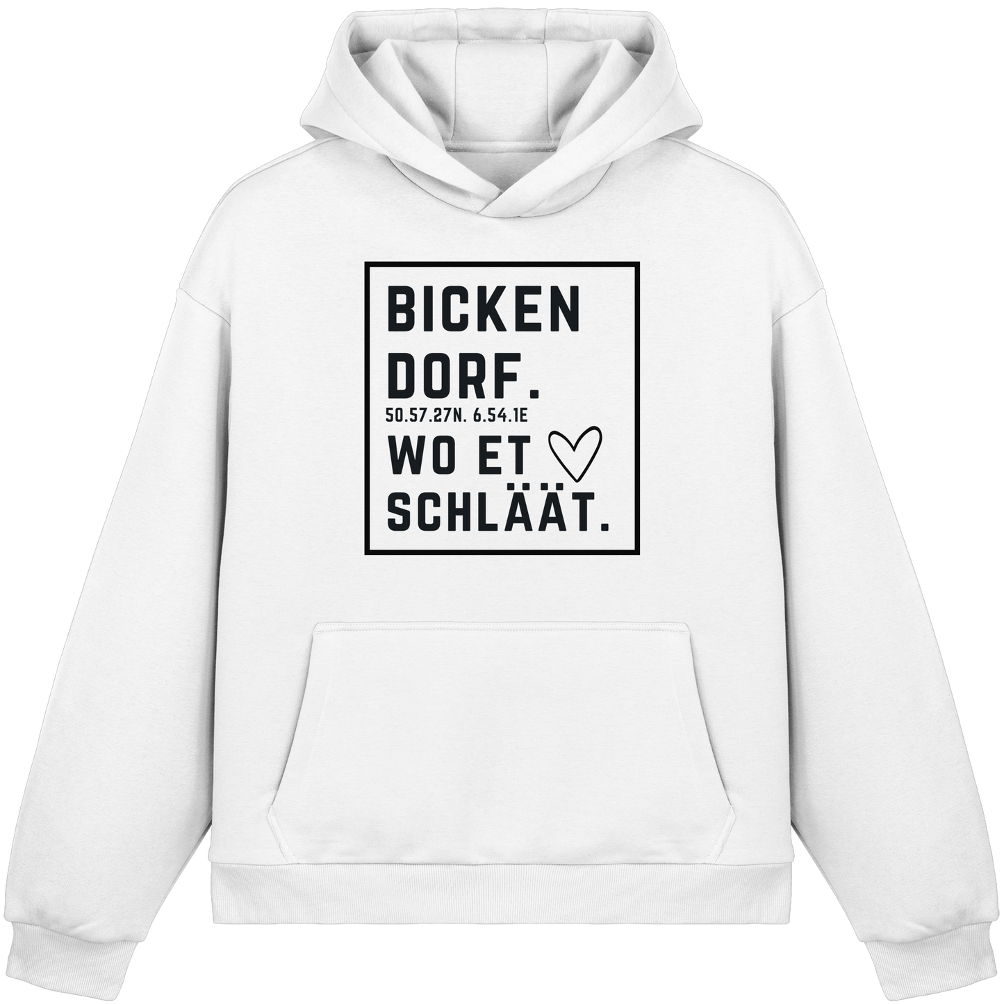 Bickendorf Hätz Druck - Fluffy Boxcut Hoodie