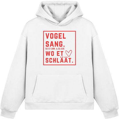 Vogelsang Hätz Druck - Fluffy Boxcut Hoodie