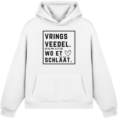 Vringsveedel Hätz Druck - Fluffy Boxcut Hoodie