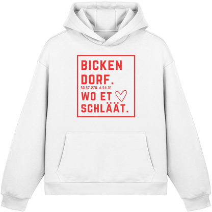 Bickendorf Hätz Druck  - Fluffy Boxcut Hoodie