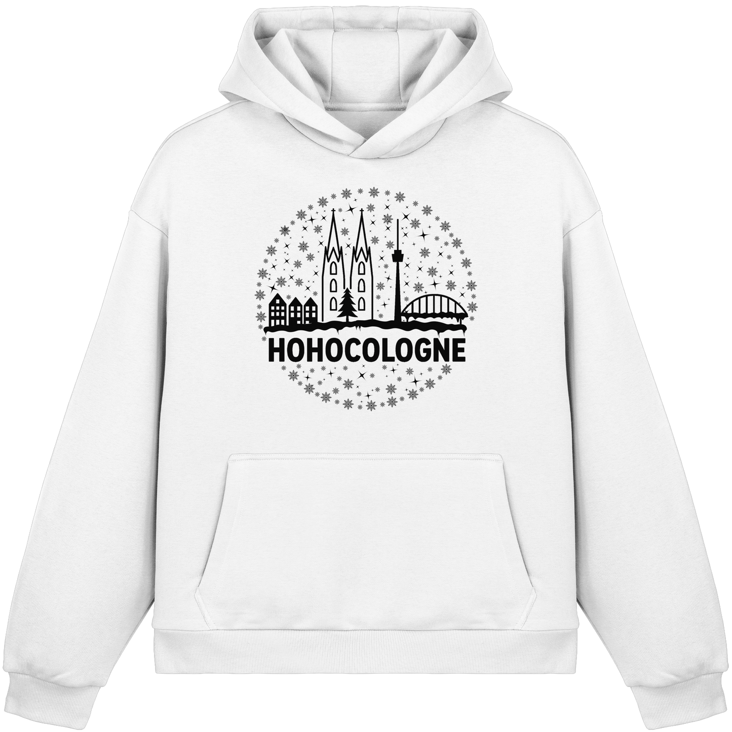 HOHOCologne Druck - Fluffy Boxcut Hoodie