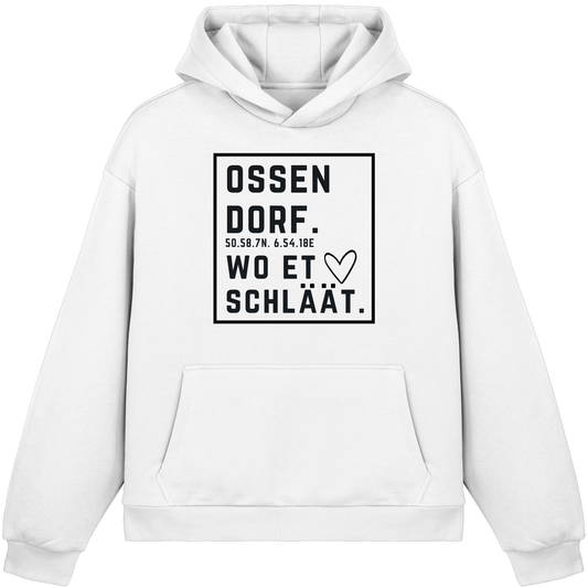 Ossendorf Hätz Druck - Fluffy Boxcut Hoodie