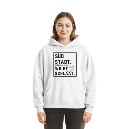 Südstadt Hätz Druck - Fluffy Boxcut Hoodie