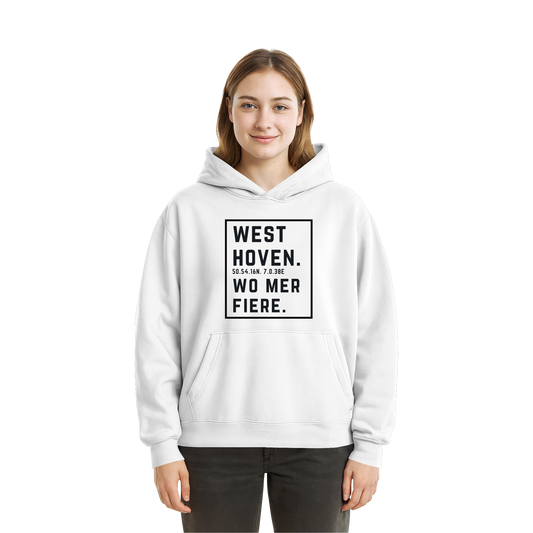 Westhoven Fiere Druck - Fluffy Boxcut Hoodie