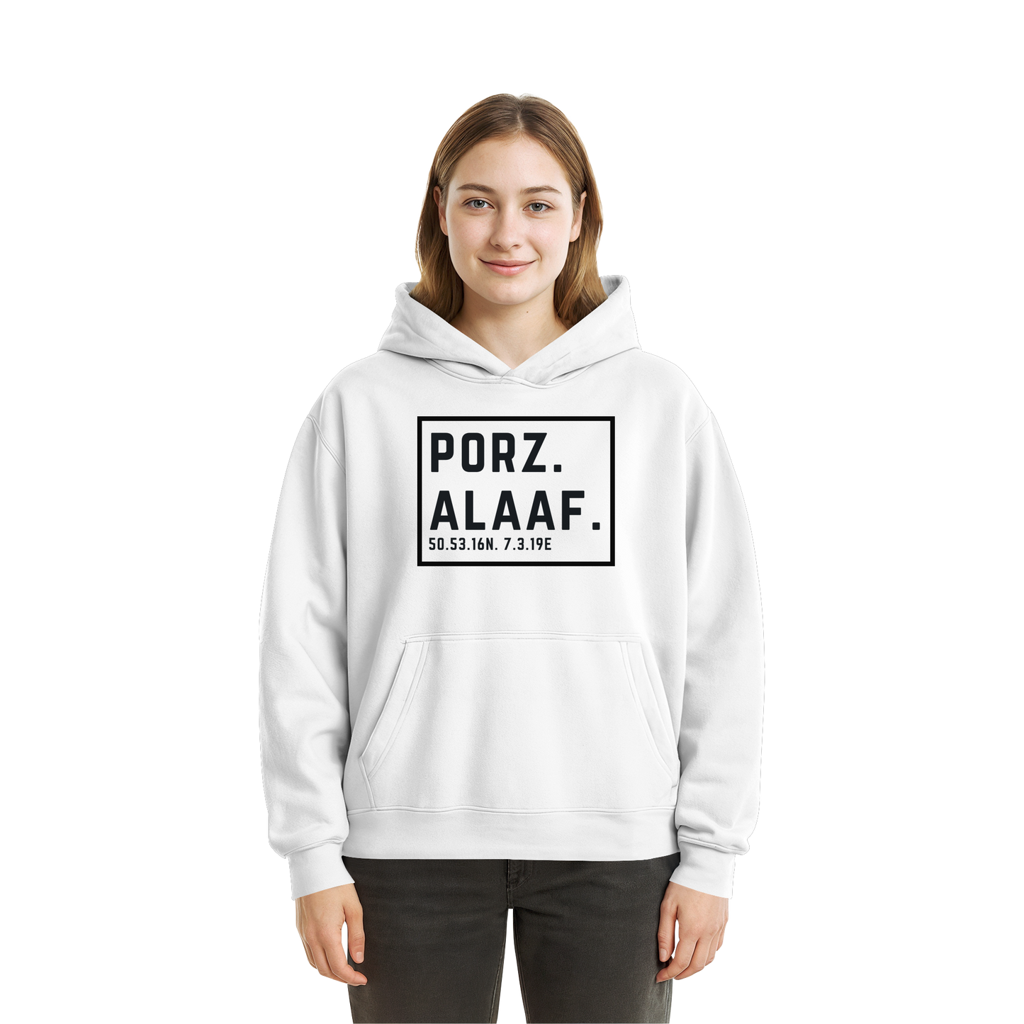Porz Alaaf Druck - Fluffy Boxcut Hoodie