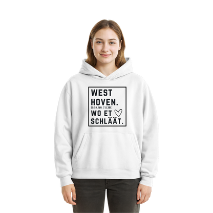 Westhoven Hätz Druck  - Fluffy Boxcut Hoodie