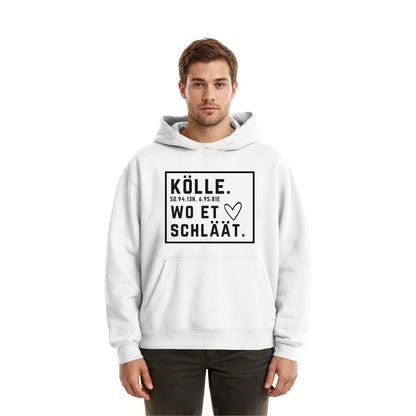 Kölle Hätz Druck - Fluffy Boxcut Hoodie