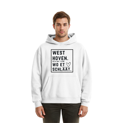 Westhoven Hätz Druck  - Fluffy Boxcut Hoodie