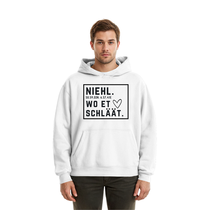 Niehl Hätz Druck - Fluffy Boxcut Hoodie