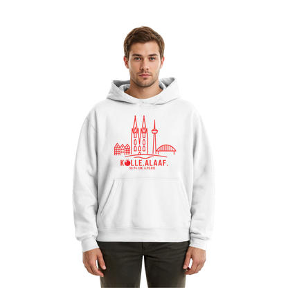 Skyline Alaaf Druck - Fluffy Boxcut Hoodie