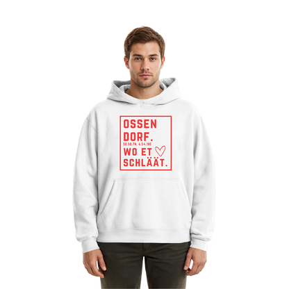 Ossendorf Hätz Druck - Fluffy Boxcut Hoodie