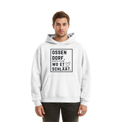 Ossendorf Hätz Druck - Fluffy Boxcut Hoodie
