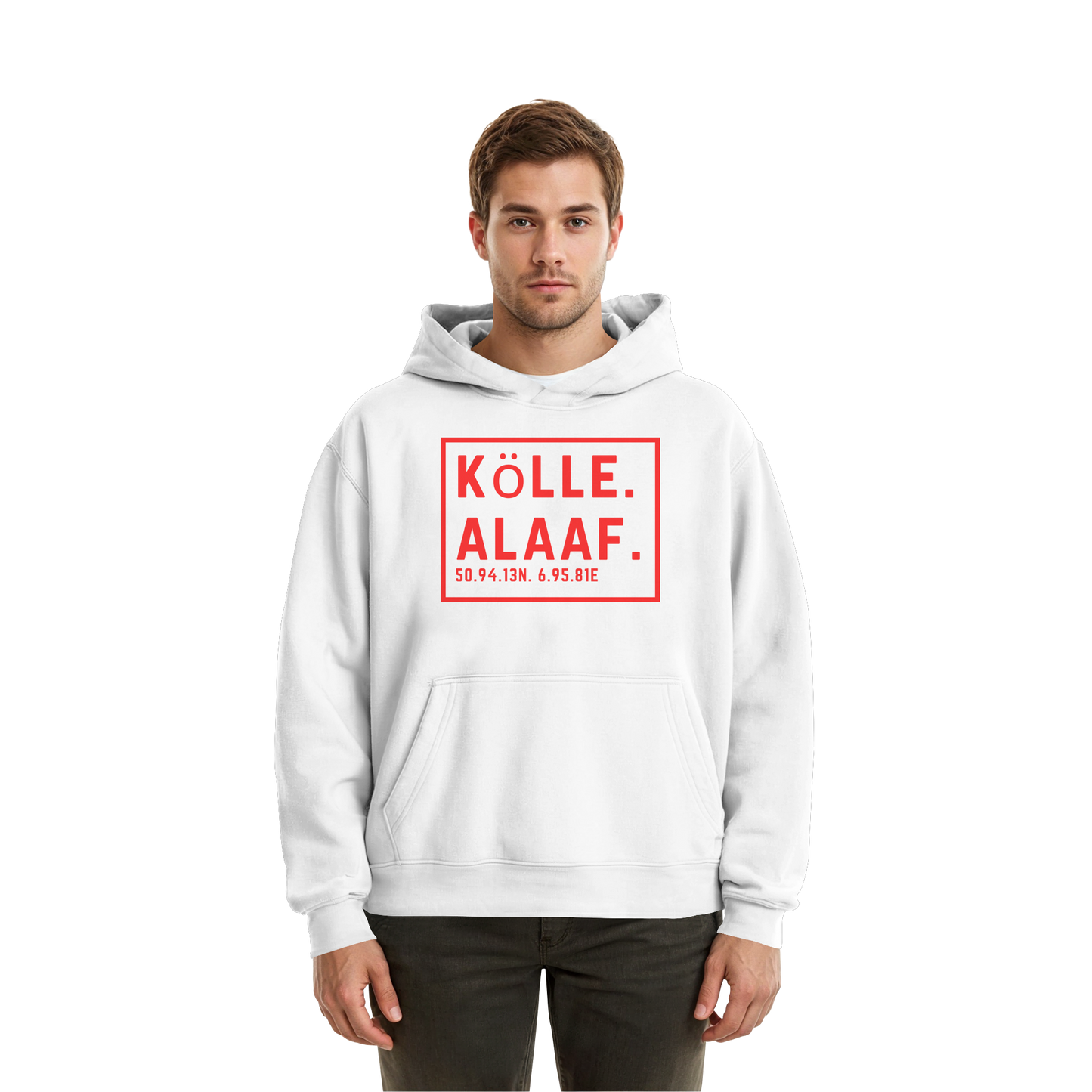 Kölle Alaaf Druck - Fluffy Boxcut Hoodie