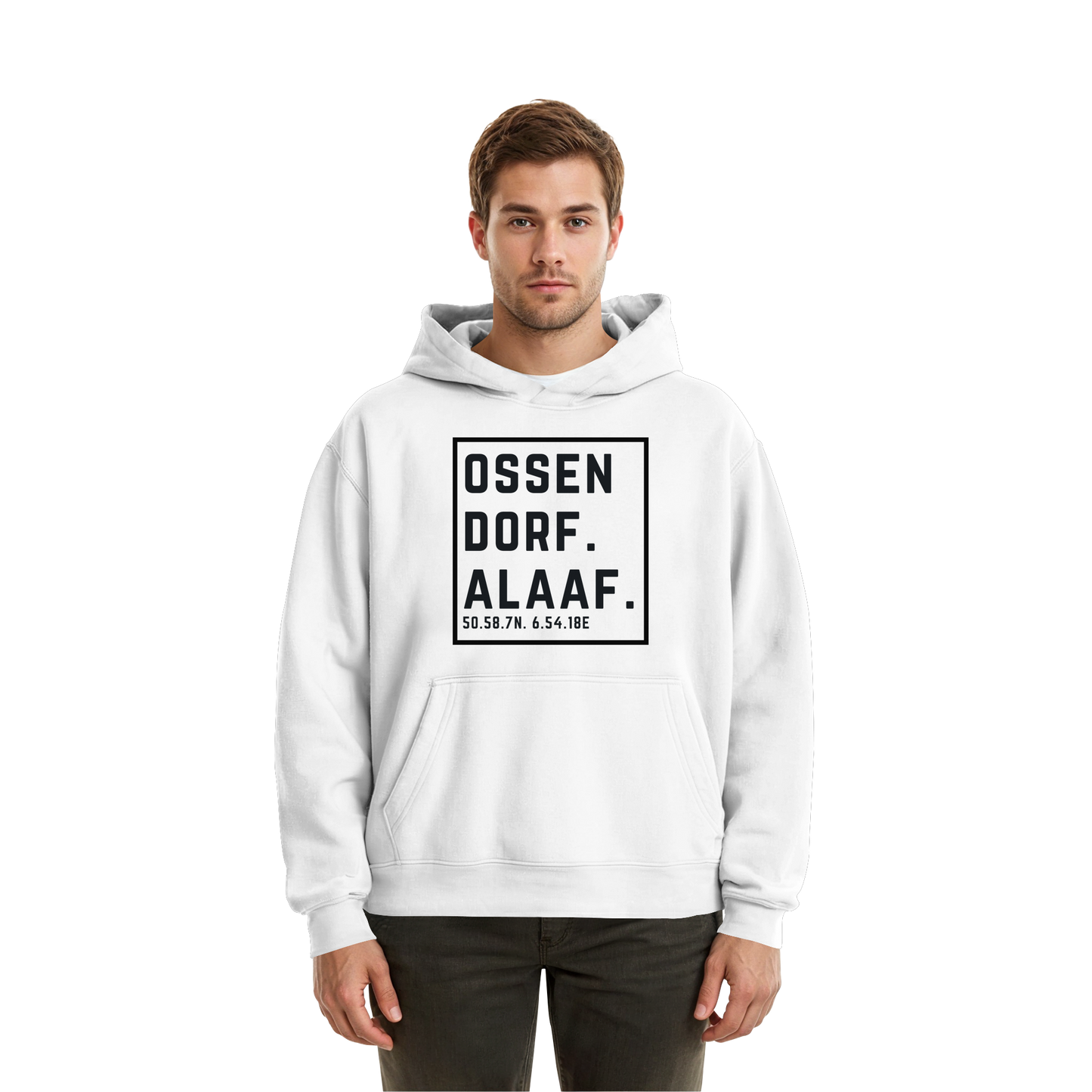 Ossendorf Alaaf Druck - Fluffy Boxcut Hoodie