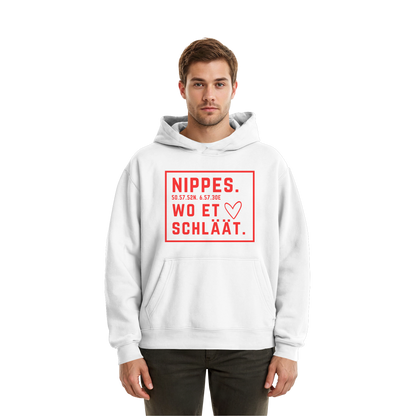 Nippes Hätz Druck - Fluffy Boxcut Hoodie