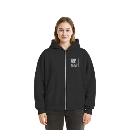 Wo de Sonn schingk - Ehrenfeld Druck - Fluffy Boxcut Zipper