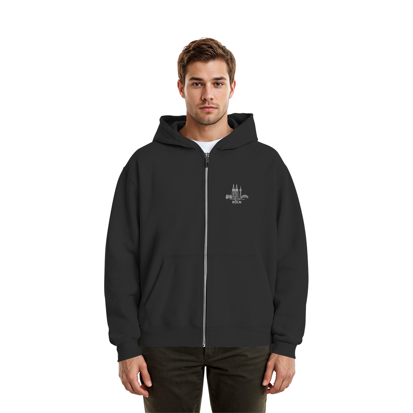 Köln Skyline Stick - Fluffy Boxcut Zipper