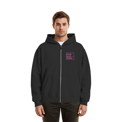 Wo de Sonn schingk - Köln Druck  - Fluffy Boxcut Zipper