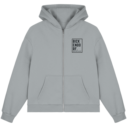 Bickendorf Koordinaten (kleiner Druck auf der Brust) - Fluffy Boxcut Zipper