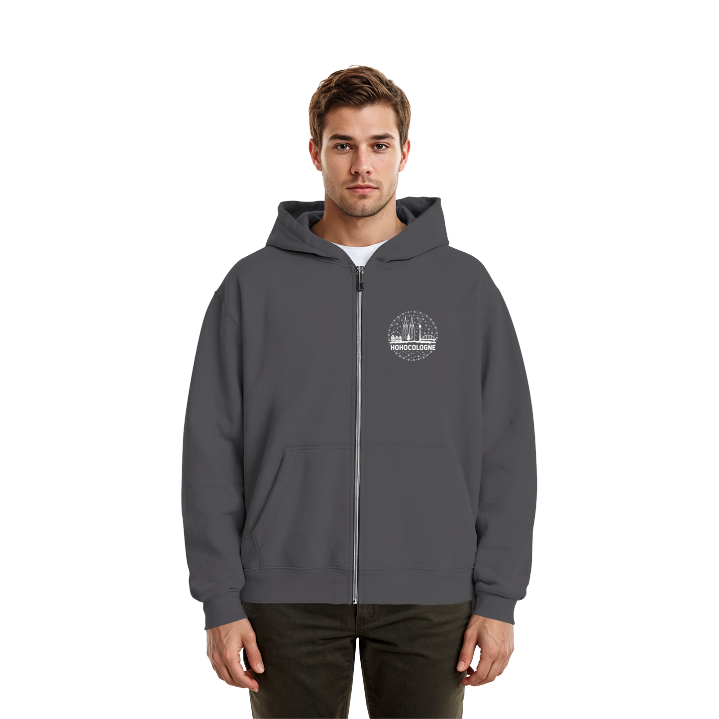 HOHOCologne Druck - Fluffy Boxcut Zipper