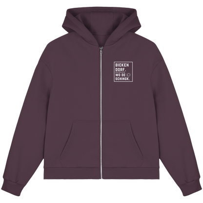 Wo de Sonn schingk - Bickendorf Druck - Fluffy Boxcut Zipper