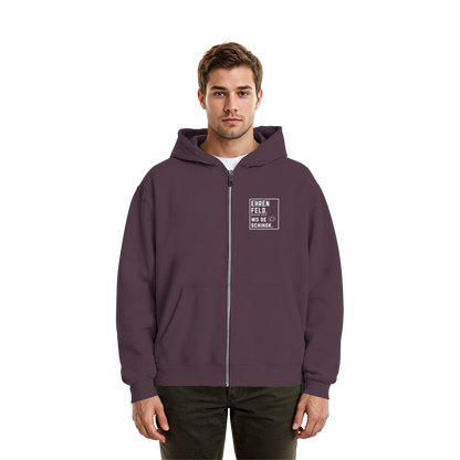Wo de Sonn schingk - Ehrenfeld Druck - Fluffy Boxcut Zipper