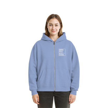 Wo de Sonn schingk - Ehrenfeld Druck - Fluffy Boxcut Zipper