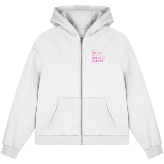 Wo de Sonn schingk - Köln Druck  - Fluffy Boxcut Zipper