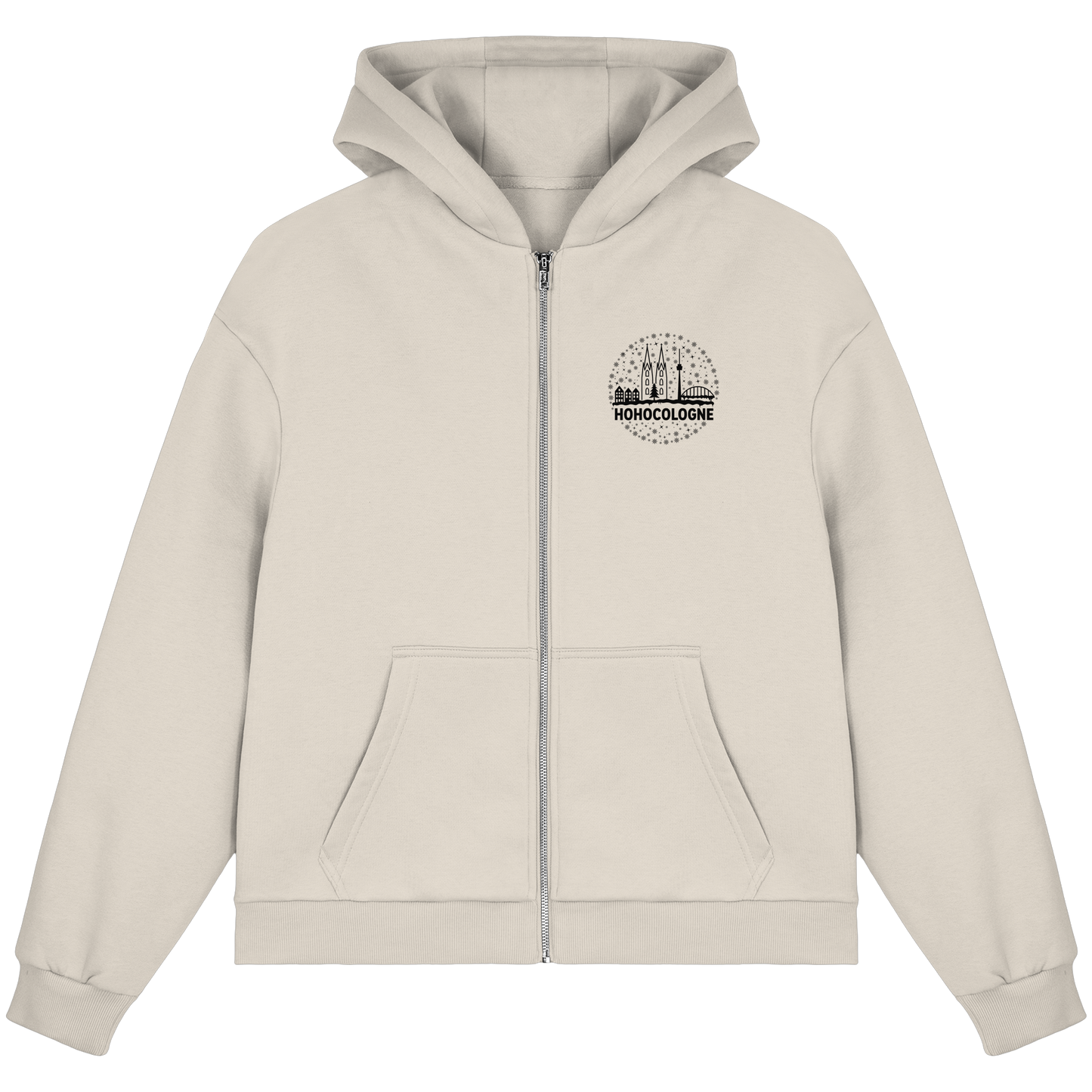 HOHOCologne Druck - Fluffy Boxcut Zipper