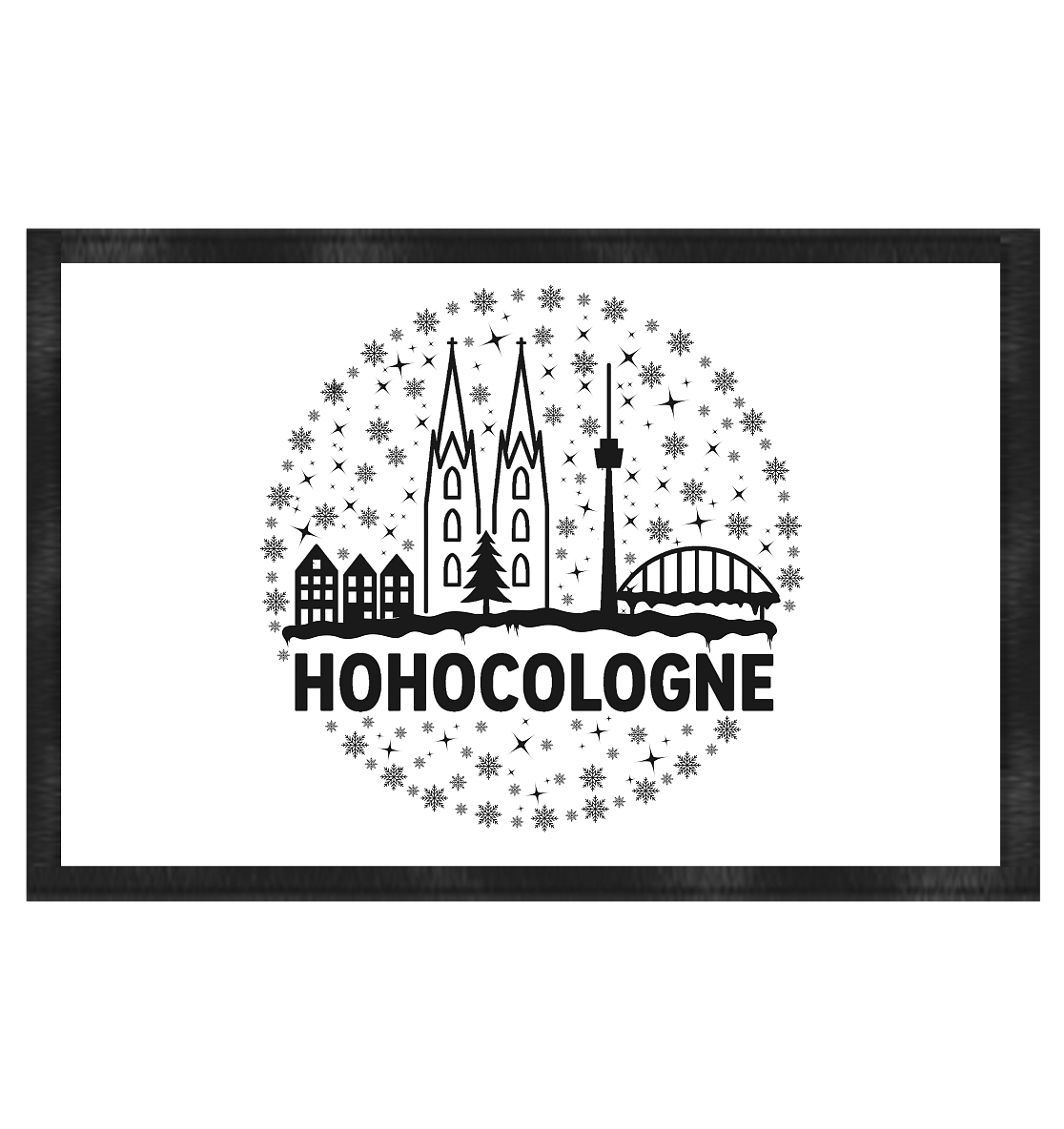 HOHOCologne Druck - Fußmatte 60x40cm