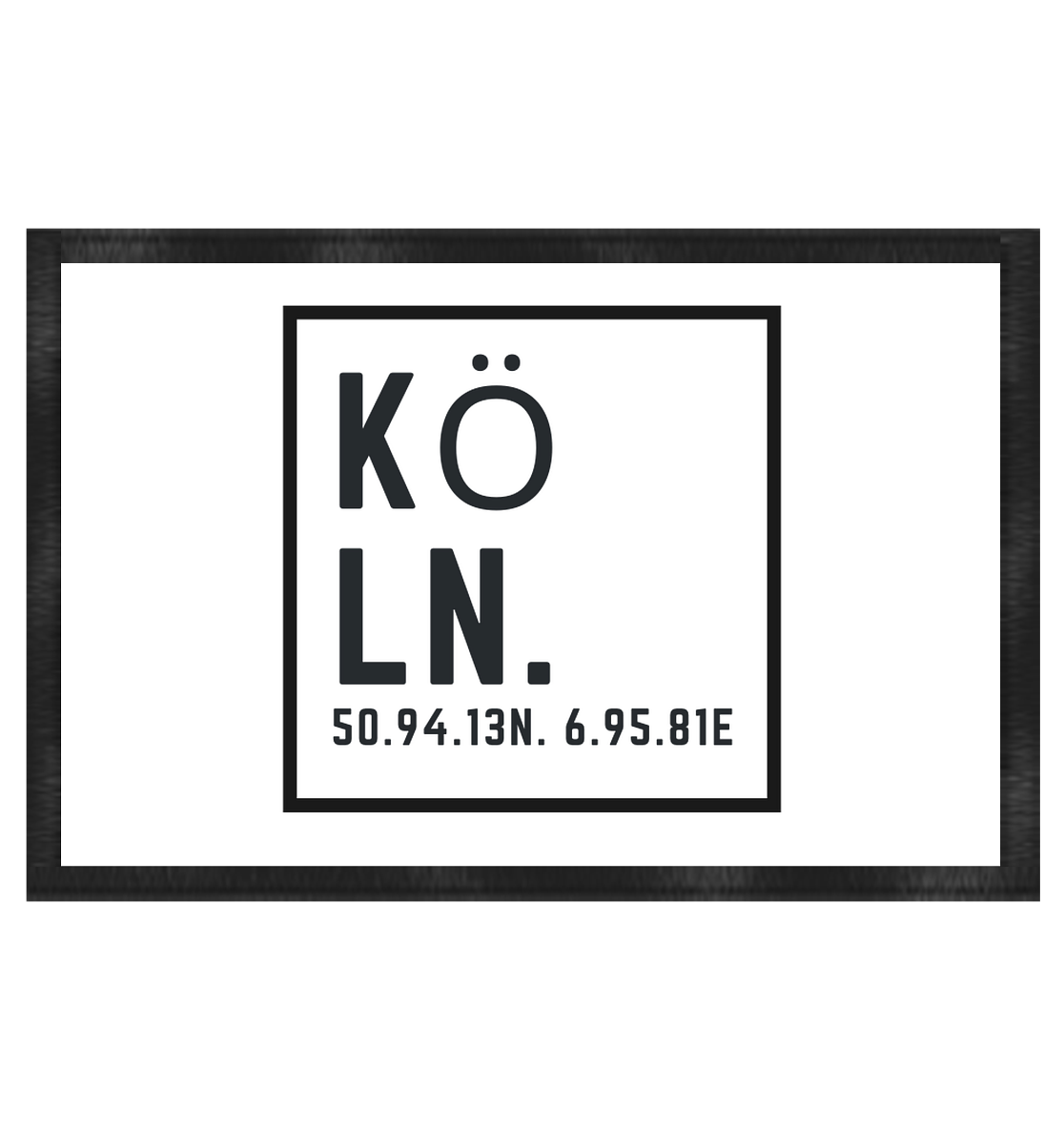 Köln Skyline (Druck) - Fußmatte 60x40cm