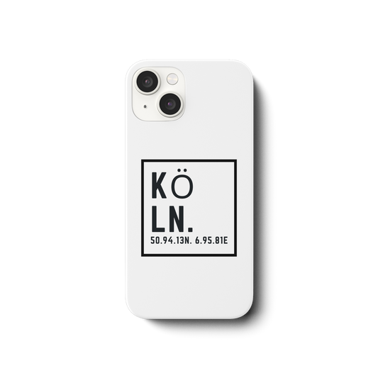 Köln Skyline (Druck) - iPhone 14 Handyhülle