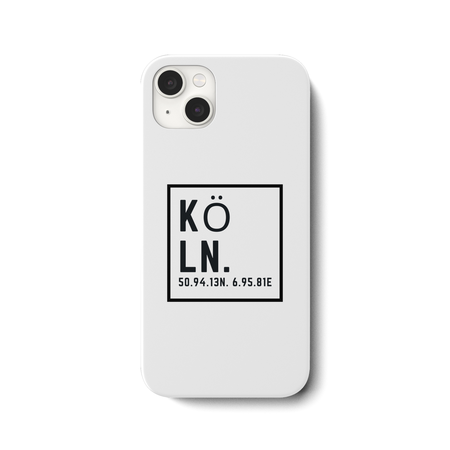 Köln Skyline (Druck) - iPhone 14 Plus Handyhülle