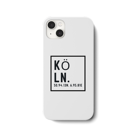 Köln Skyline (Druck) - iPhone 14 Plus Handyhülle
