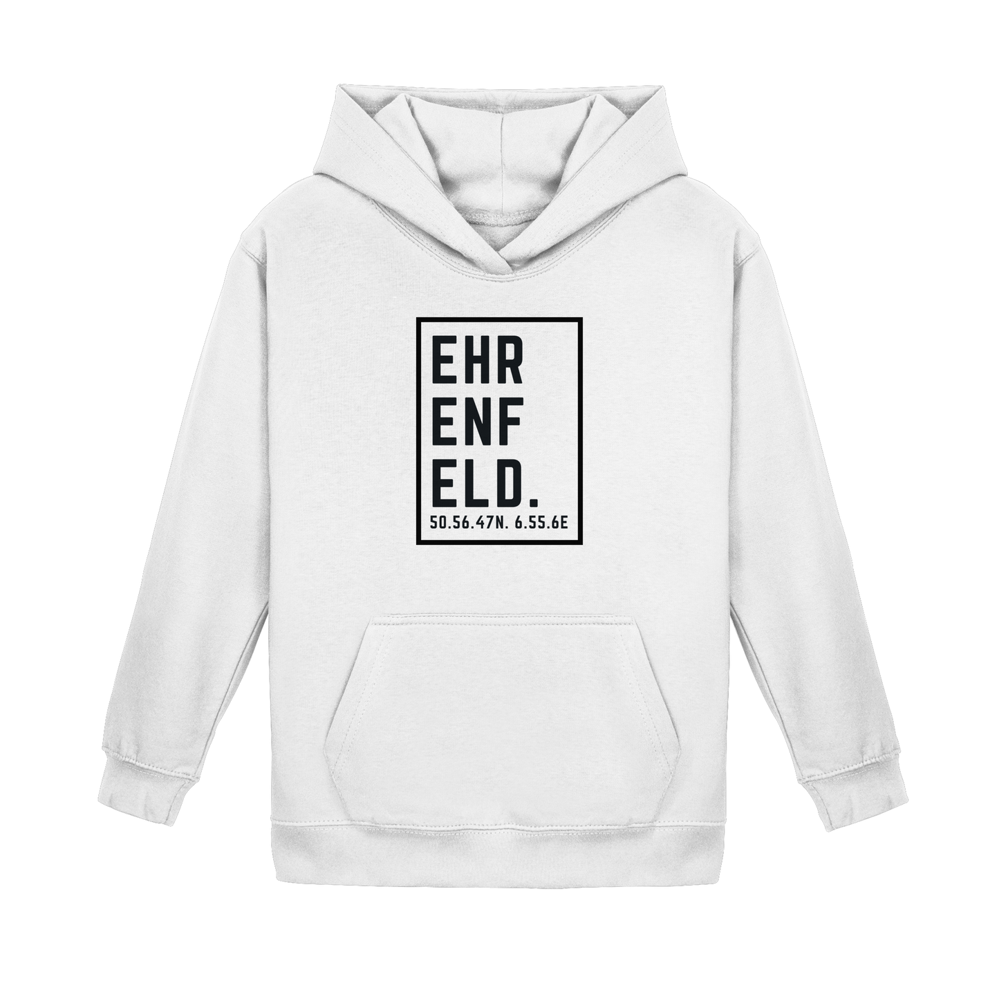 Ehrenfeld Koordinaten (großer Druck auf der Brust) - Kids Basic Hoodie