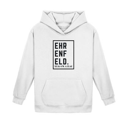 Ehrenfeld Koordinaten (großer Druck auf der Brust) - Kids Basic Hoodie