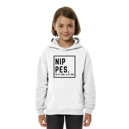 Nippes Koordinaten (großer Druck auf der Brust) - Kids Basic Hoodie