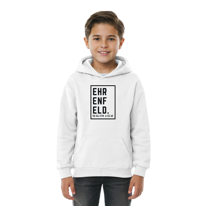 Ehrenfeld Koordinaten (großer Druck auf der Brust) - Kids Basic Hoodie
