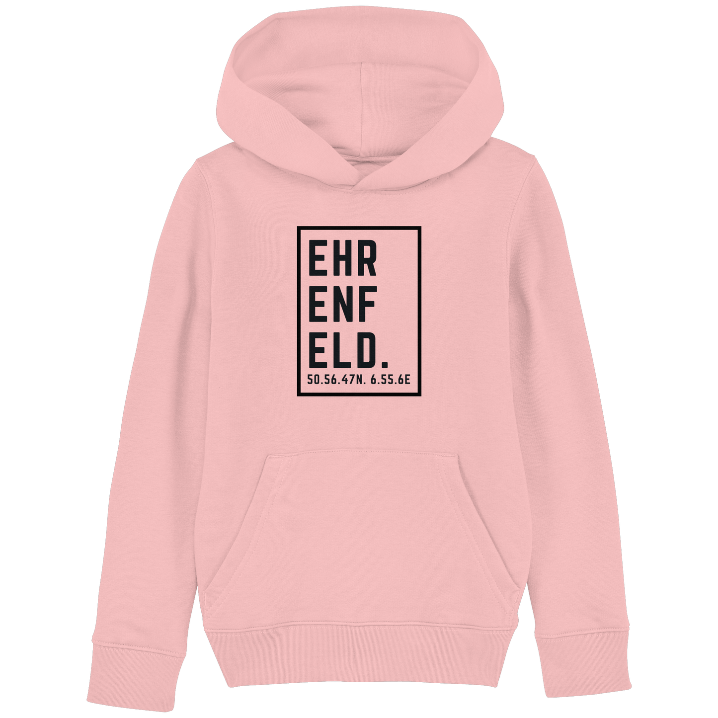 Ehrenfeld Koordinaten (großer Druck auf der Brust) - Kids Basic Hoodie